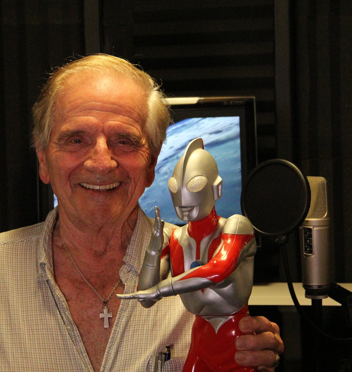 WilliamWinckle4's tweet photo. Veteran Hollywood character actor William Knight, as the English voice of Ultraman / elderly Shin Hayata in Winckler Prods. version of Mega Monster Battle:  Ultra Galaxy. #tokusatsu https://t.co/pBt6wKT0QX