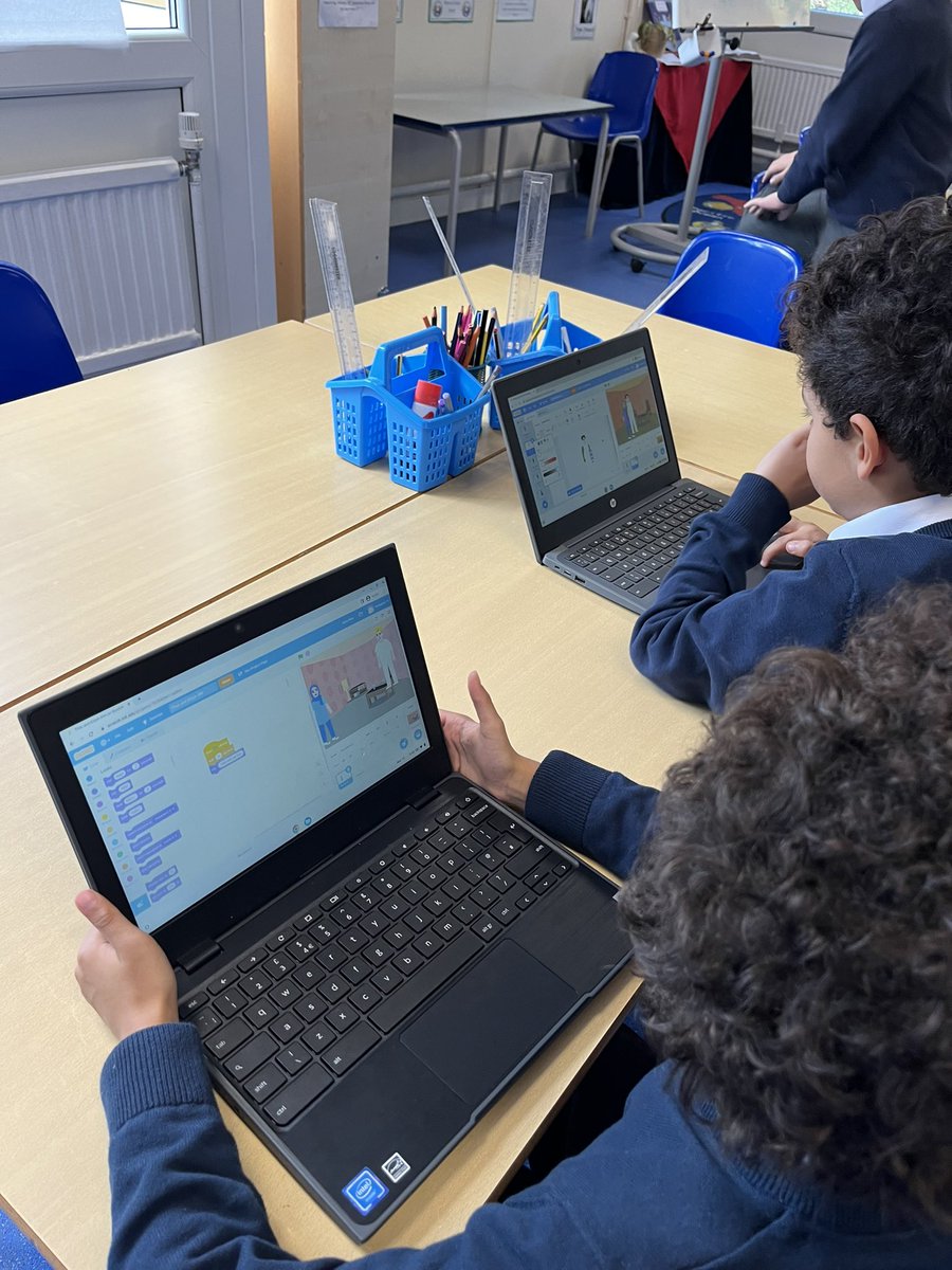 Y3SaintFrancis's tweet photo. Year 3 developing their coding skills! We created an animation to show our understanding of the Annunciation. Children were able to create characters and use their debugging skills to correct their movements #REstannesgaE1 #computingstannesgae1 @StAnnesgaCPS https://t.co/FEsaHtUuKY