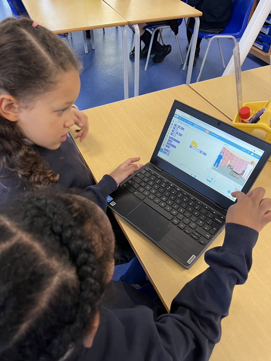 Y3SaintFrancis's tweet photo. Year 3 developing their coding skills! We created an animation to show our understanding of the Annunciation. Children were able to create characters and use their debugging skills to correct their movements #REstannesgaE1 #computingstannesgae1 @StAnnesgaCPS https://t.co/FEsaHtUuKY