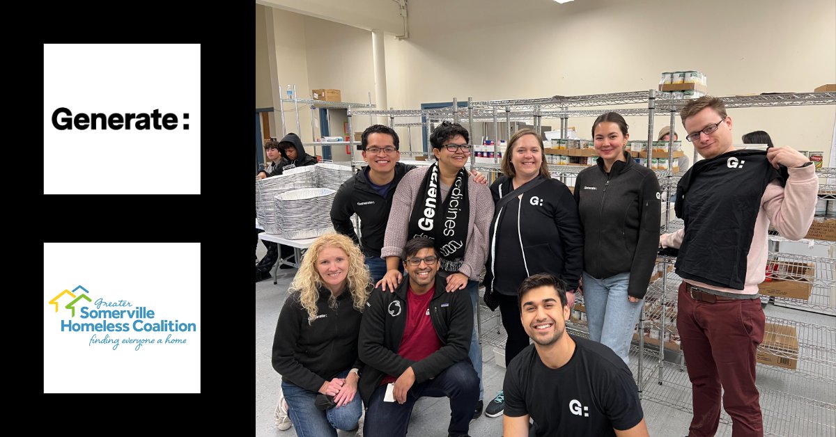 generate_biomed's tweet photo. We're incredibly thankful and proud of our #GenerateTeam, who stepped up to help address housing instability and food insecurity in our local #community this #Thanksgiving. Because of their generosity, we were able to raise over $16K and donate two carloads of food. #GivingBack https://t.co/rzMO4u5KxG