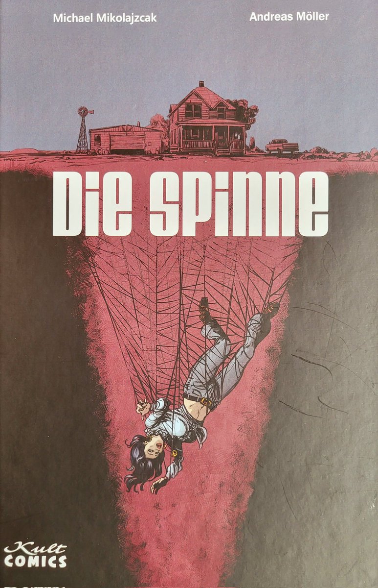 Comickritik1's tweet photo. Wie eine Spinne in ihrem Netz lauert der Täter auf Frauen, um diese ein Martyrium durchleben zu lassen. Doch diesmal gerät der Täter an eine junge Frau, die sich nicht kampflos ergeben will.

#comickritik #comics  #diespinne #crime  #kultcomics #deutschland #thriller #verbrechen https://t.co/37LK5ByYBf