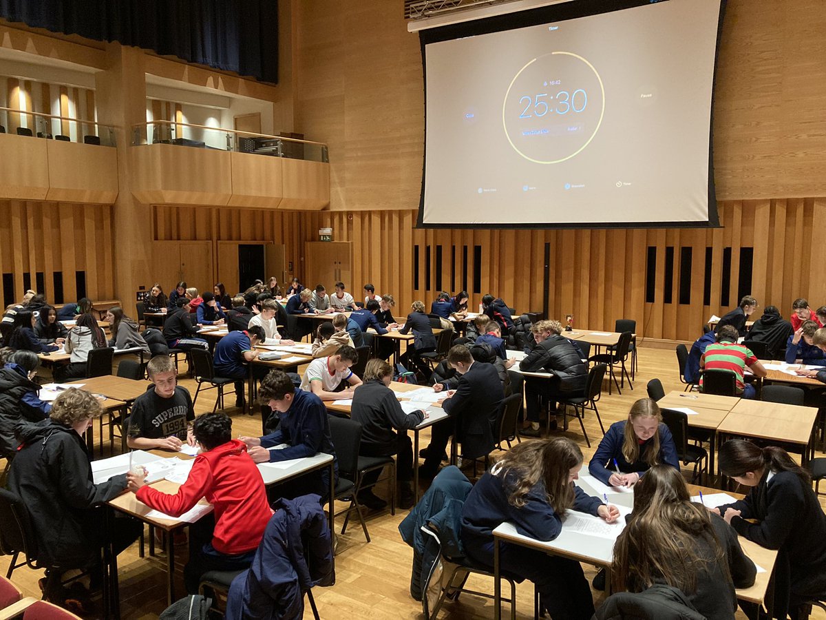 House Maths 22 has started.