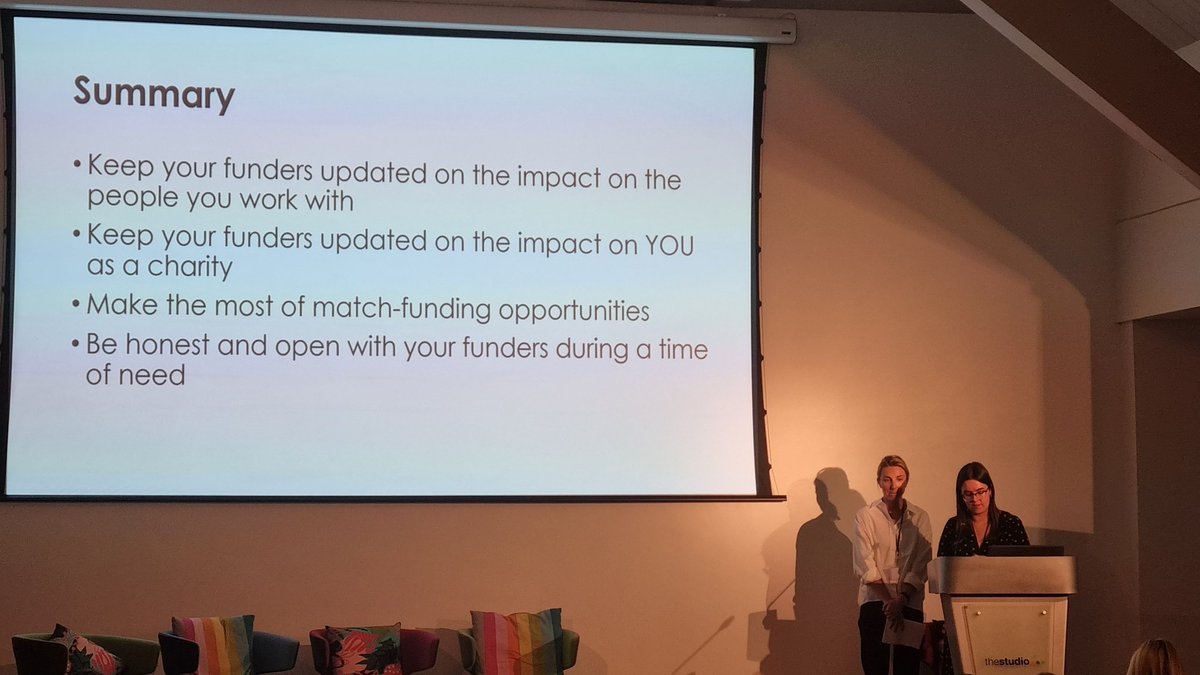 CharSherman111's tweet photo. Fundraising during the cost of living crisis feels complicated, but this slide really does sum it up #TrustsConference https://t.co/rkZcaTD5Dd