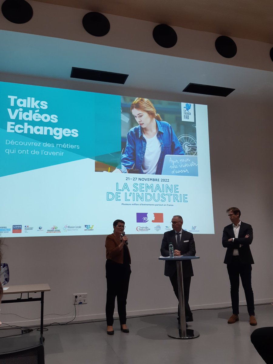 Anne PLISSON (@proplisson) on Twitter photo #Territoiresdindustrie #Riom #Vichy
En direct de la présentation des métiers industriels de ce territoire dynamique. <a href="/NHalot/">nathalie halot</a> <a href="/uimm/">UIMM La Fabrique de l'Avenir</a> <a href="/Prefet03/">Préfet de l'Allier</a> <a href="/Prefet63/">Préfet du Puy-de-Dôme</a> #SemaineIndustrie #tousmobilises @poleemploi_ara #Territoiresdindustrie #Riom #Vichy
En direct de la présentation des métiers industriels de ce territoire dynamique. <a href="/NHalot/">nathalie halot</a> <a href="/uimm/">UIMM La Fabrique de l'Avenir</a> <a href="/Prefet03/">Préfet de l'Allier</a> <a href="/Prefet63/">Préfet du Puy-de-Dôme</a> #SemaineIndustrie #tousmobilises @poleemploi_ara