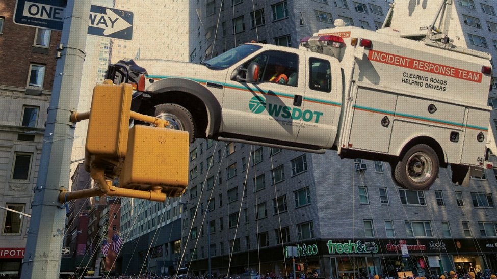 wsdot's tweet image. We’re overjoyed to have been invited to take part in the Macy’s Thanksgiving Day Parade this year. Here’s a behind the scenes look at us practicing with our giant balloons. 😉
