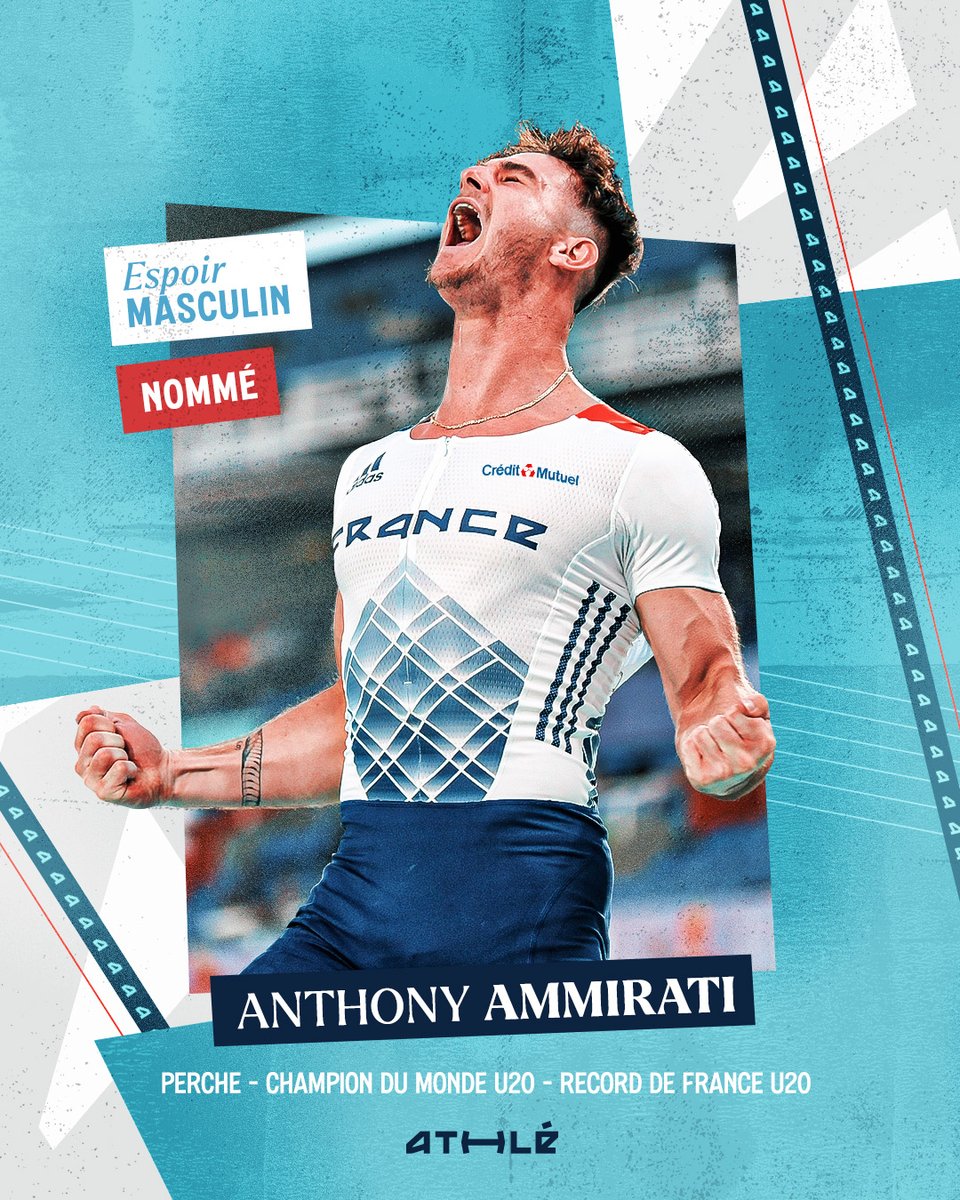 🏆 𝗘𝗦𝗣𝗢𝗜𝗥 𝗠𝗔𝗦𝗖𝗨𝗟𝗜𝗡 𝗗𝗘 𝗟'𝗔𝗡𝗡𝗘𝗘 𝟮𝟬𝟮𝟮

🔁 RT + ❤ pour soutenir Anthony Ammirati à l’élection des #Athletes2022 !

🗳 VOTEZ aussi sur : bit.ly/Athletes2022

🏁 Fin des votes le 29 novembre.
