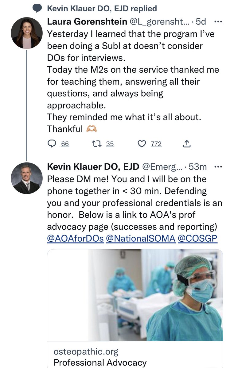 People ask me why the should join the AOA?  This exchange. #AOA #osteopathic #familyvalues #DOFamily <a href="/AOAforDOs/">AOA</a> <a href="/FloridaDOs/">Florida Osteopathic Medical Association</a> <a href="/AACOMmunities/">AACOM</a> <a href="/ACOFP/">American College of Osteopathic Family Physicians</a> <a href="/ACOEP/">ACOEP</a> <a href="/acoi_org/">ACOI</a> <a href="/POMA_DOs/">POMA</a> <a href="/MichiganDOs/">Michigan DOs</a> <a href="/njosteopathic/">NJAOPS</a> <a href="/NYSOMS1/">New York State Osteopathic Medical Society</a> <a href="/CALIFORNIADO/">OPSC</a> <a href="/NationalSOMA/">National SOMA</a> <a href="/MO_Osteopathic/">MAOPS</a>