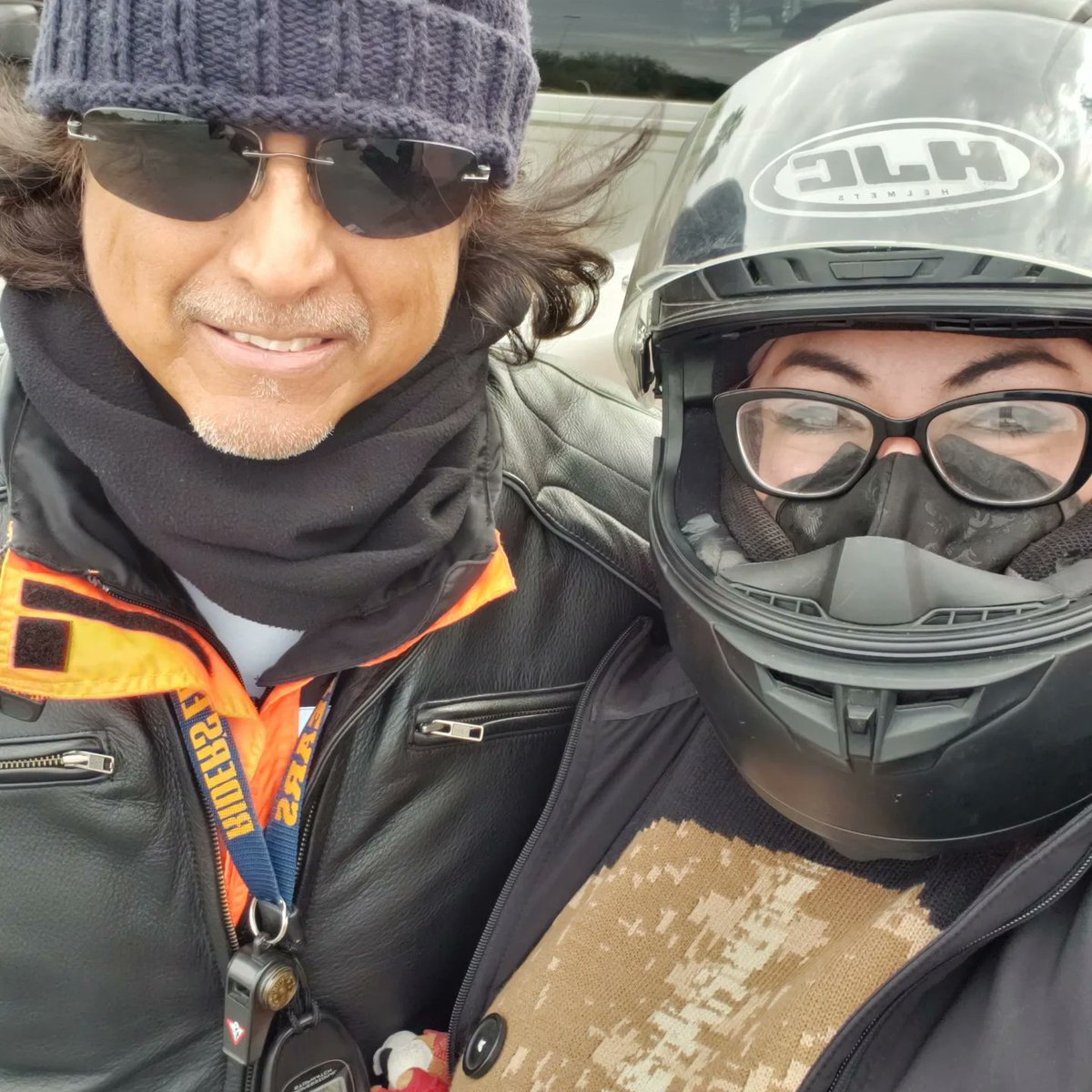 Vampirella1916's tweet photo. While I was off Twitter my cousins and I became legal riders! In 50 degree weather and in the rain!
Shoutout to my coaches who were very patient 🙏 and shoutout to my cousins for making it bearable. ❤
#saferider #womanrider #ridingcourse #harleydavidson https://t.co/LK5DCMG92f