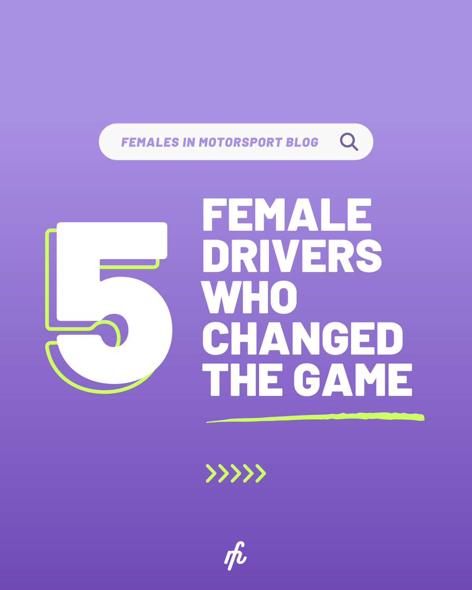 FemalesinMSport's tweet photo. To celebrate the remaining days of #WomenInMotorsportMonth, here are five inspiring stories of female drivers who, despite the challenges, never gave up on their dreams 💜🏁

Which one inspired you the most?

#WomenInMotorsport https://t.co/NwZq194EtY