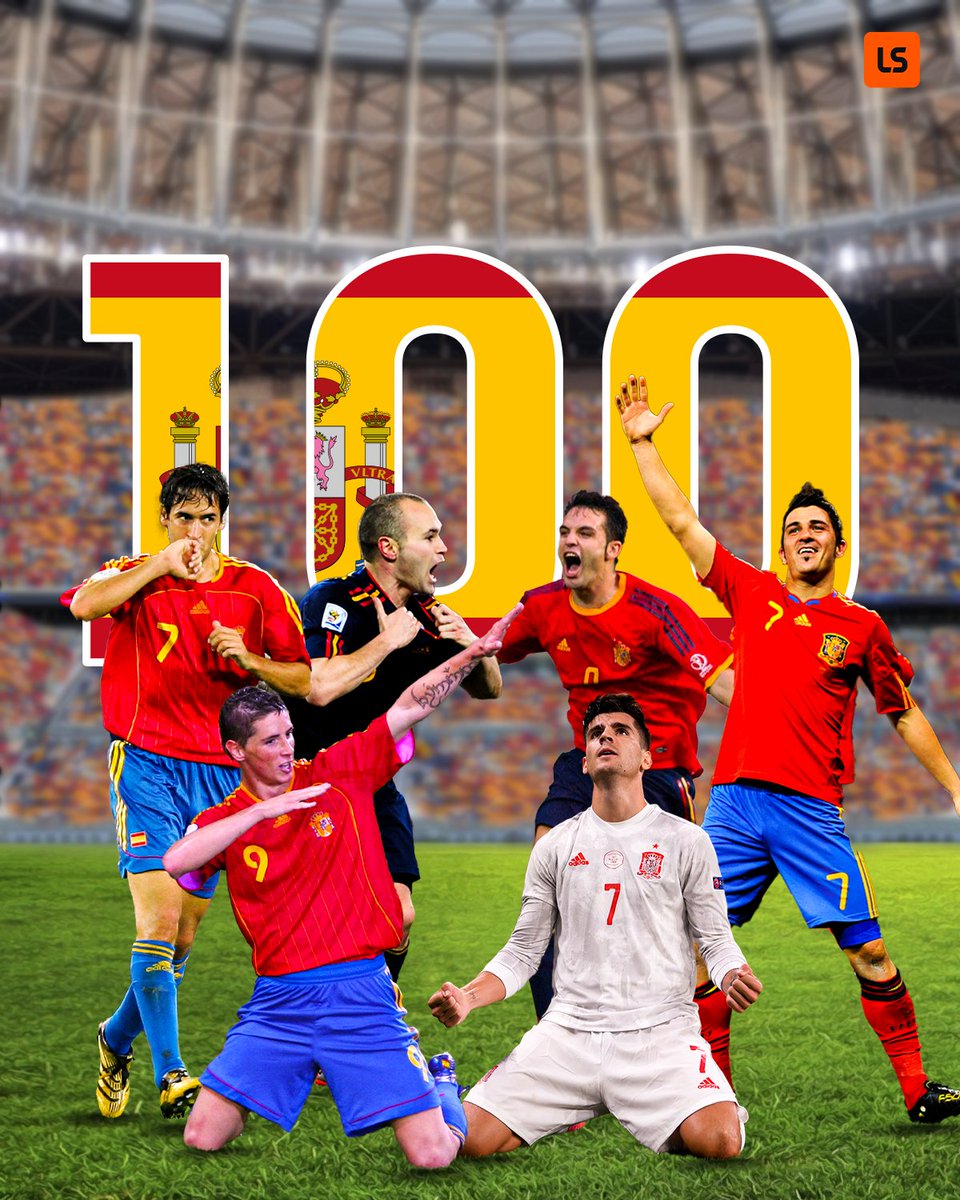 WCQatar22update's tweet photo. Spain hit their 💯th #FIFAWorldCup goal 🇪🇸🔥 https://t.co/w4VyPiSy75
