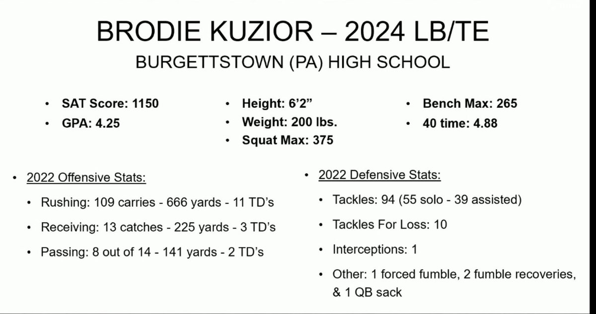 Junior season highlights hudl.com/v/2JrkeQ