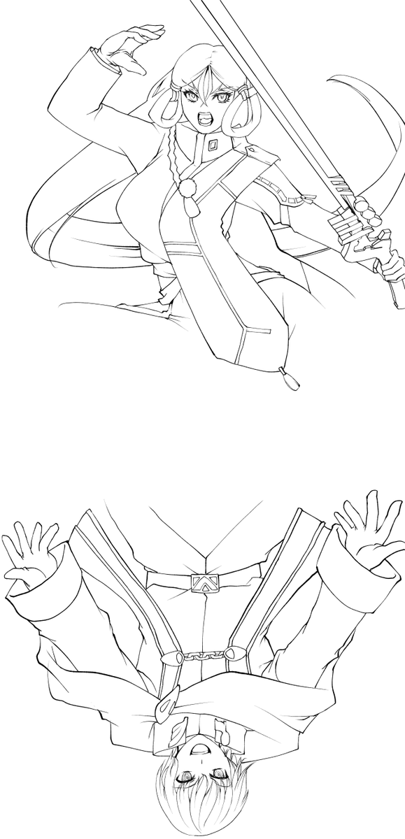 @PixivF_TL wip もう寝てええか 