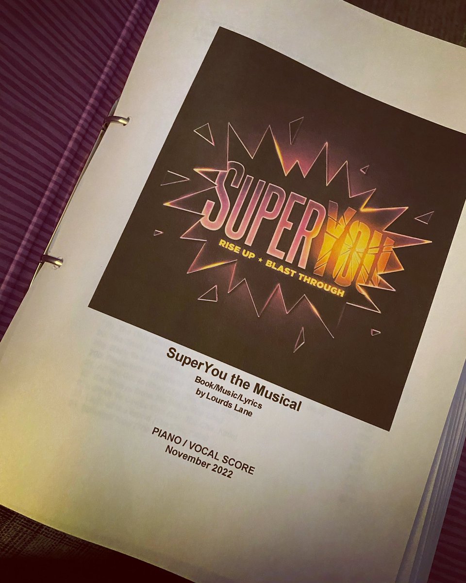 Okaaaaaaayletsgo! 
Looking forward to spending 3 weeks workshopping <a href="/SuperYouMusical/">SuperYou Musical</a> with a STELLAR cast, creative team and musicians 🤘🏻🦹🦹🏼‍♂️🦹🏾‍♀️🤘🏻