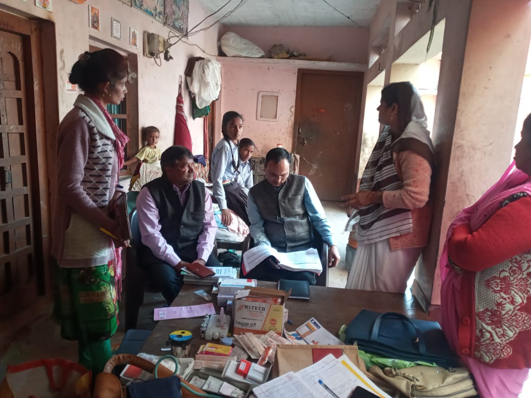 VHND Inspection by ACMO RCH Dr.Rakesh Kumar &amp; DPM Mr. Niraj Singh AWC Bataura Bagapar and Rampur bijurag Block Sadar.
<a href="/nhm_up/">NHM UP</a> <a href="/DivGorakhpur/">Divisional PM Gorakhpur</a> <a href="/brajeshpathakup/">Brajesh Pathak</a> <a href="/UPGovt/">Government of UP</a> <a href="/CMOfficeUP/">CM Office, GoUP</a> <a href="/cmomaharajganj/">Dr. Neena Verma</a>