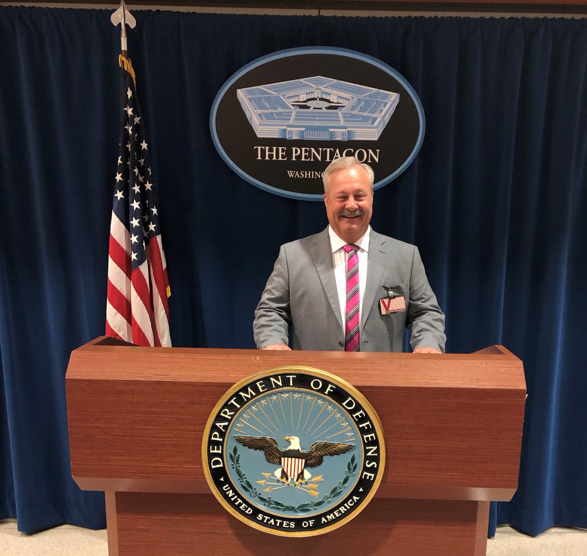Great Meetings at Pentagon. So grateful for all they have done and all they continue to do. $WLAN #5G #GPPP #veterans