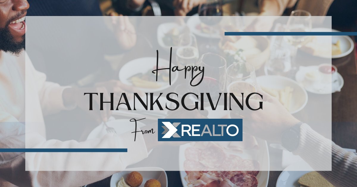 Whether you're celebrating Friendsgiving, Thanksgiving or both, we hope you spend the holiday with those who matter to you most!

#thanksgiving #friendsgiving #tradewithrealto
