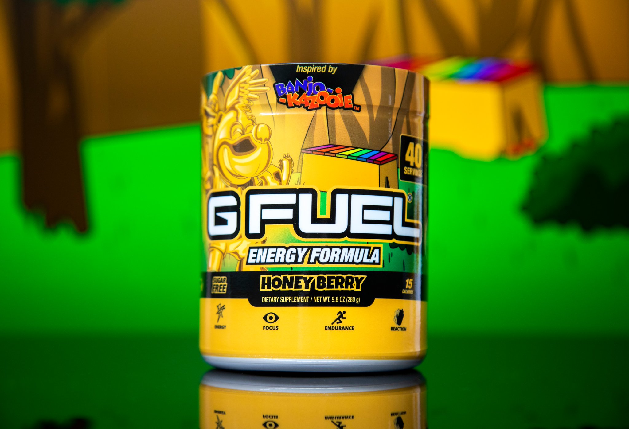 G FUEL® on Twitter "🍯 🐻 Our BanjoKazooie x GFUEL "HONEY BERRY" Tubs