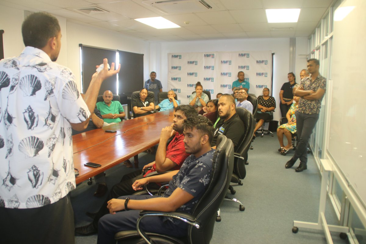 MaritimeFiji's tweet photo. #MOVEMBER Awareness Month
Many thanks to @FijiCancer & Dr Arunesh Sundar of the #UrologyUnit (Surgical) at #CWMH @MOHFiji for taking time out of his busy schedule to visit us and educate us on prostate and testicular cancer. Our msg to you early detection is important π https://t.co/2d8yYUoscP