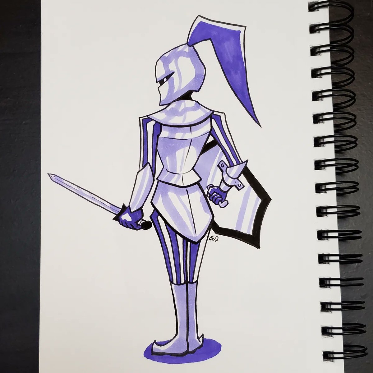 RosealineBlack's tweet photo. Huevember Day 22: The Knight https://t.co/e6BZf3FwAj