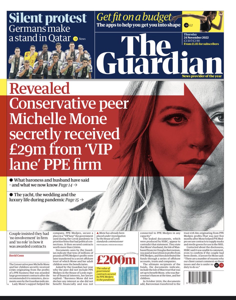 Tomorrow’s ⁦<a href="/guardian/">The Guardian</a>⁩