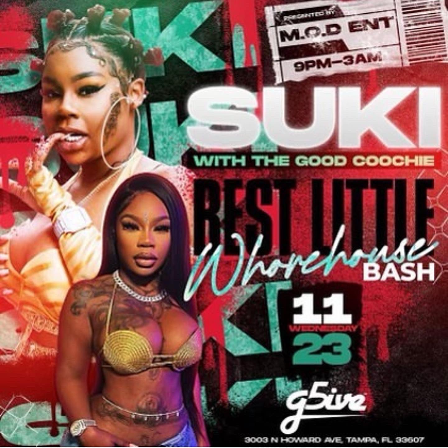 Suki WITH THE GOOD COOCHIE on Twitter: "Tampa tonight https://t.co