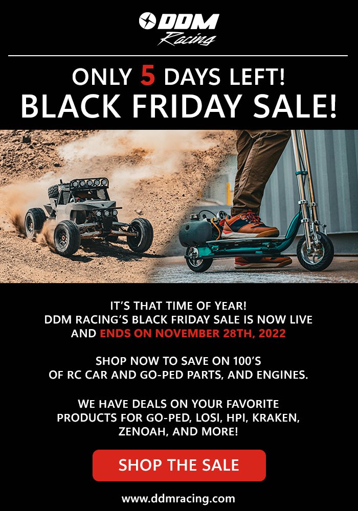 davesmotors's tweet photo. Here is your reminder! There are just 5 days left on the DDM Black Friday Sale! https://t.co/mMSwvunyac
