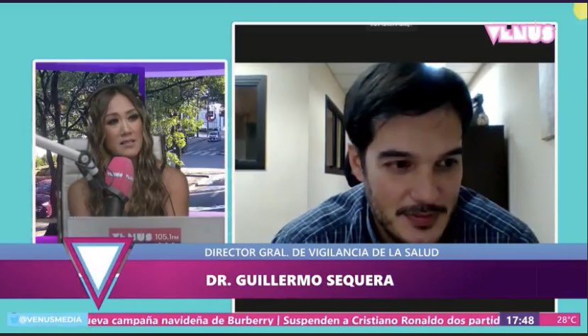 venusmedia's tweet photo. En contacto vía zoom con Guillermo Sequera, Director Gral. de Vigilancia de la Salud, sobre la nueva ola de COVID-19.

🔴 EN VIVO: https://t.co/ThIpRKKQlD

#LTDV https://t.co/vLWTftiTJ7