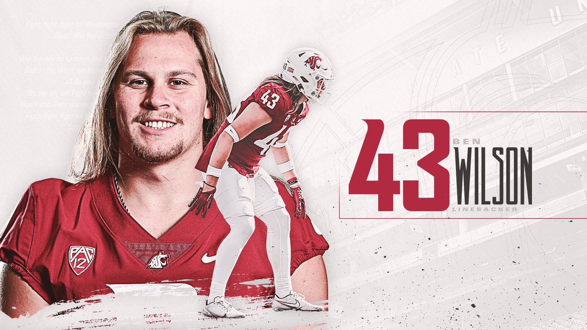 CoachDickert's tweet photo. Another Class of ‘22 Senior is #43 Ben Wilson. He is a WA native that came back home to play two years ago. He has made a great impact on our Special Teams as everyone remembers the hit last year at ASU!! Been a pleasure to Cosch Ben and excited for his future. 
#NewWA22U https://t.co/tLtpuitXJL