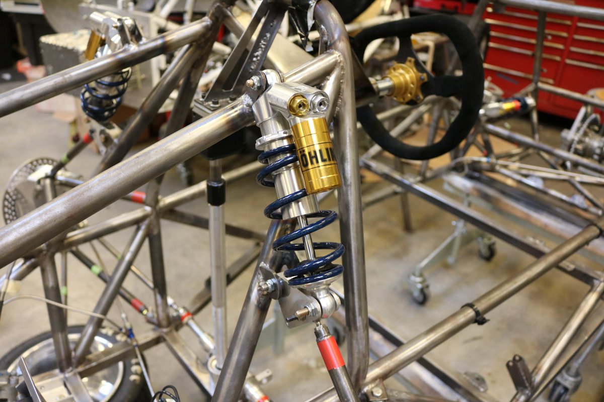 MITEdgerton's tweet photo. This is the frame of a 4-wheel drive racecar with a convertible tripod architecture — A first amongst Formula Student electric teams in the US!

Help @mitracing finish this car to race at the Formula SAE competition in Michigan: https://t.co/DKVsROxblb
#ThisisMIT https://t.co/wWloRI7Gdq