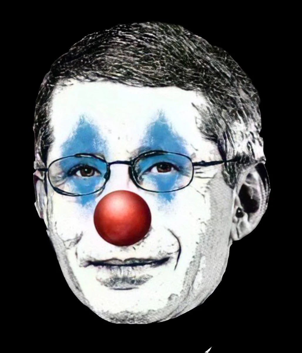 bufalino11's tweet photo. who else is ecstatic Fauci is gone? #FauciTheClown #ByeBye https://t.co/GvaWcIERsB