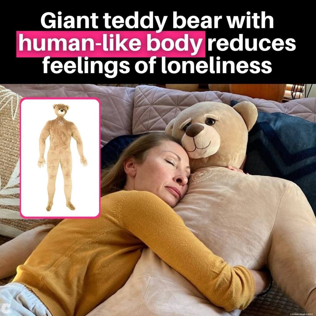 The holidays are right around the corner…🎁🎁🎁
.

#Repost <a href="/cheddar/">Cheddar</a>
・・・
Did you say comfy or creepy?

Loving Bear Puffy is a new kind of stuffed animal that was made to provide physical comfort and emotional support on lonely nights. 

Coming in at … instagr.am/p/ClUTSqppswj/