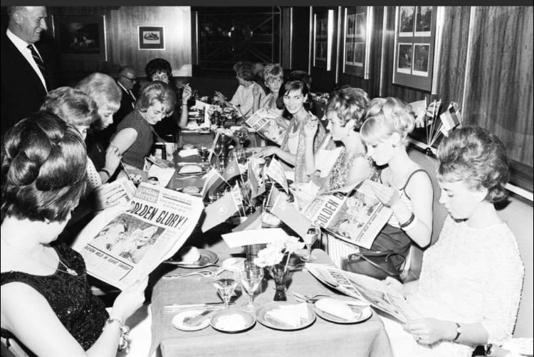 KeelyAllan's tweet photo. Wags of 66… How stunning was my mum by the way! Blonde bomb shell 2nd on the right #wagsof66 #boysof66 #worldcupwinners #worldcup #footballlegends https://t.co/j9K45gqIIs
