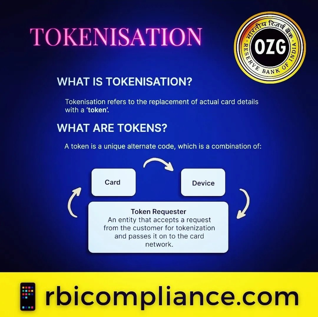 RBIcompliance's tweet photo. #Tokenisation #CoFT
๐ฉ๐ปโ๐ผ @rbicompliance
๐ฉ๐ปโ๐ผ Price: โน3/month*
๐ก https://t.co/agbdwVhJIg
Join #MCA #SEBI #RBI #GST #AML #IPR Compliance.
#RBInotice #CyberSec #FEMA #visacard #CyberSecurityNews #FemaConsultant #ozgfinance #FDIconsultant #RbiCompliance #fcgpr #reservebankofindia https://t.co/SH9JiaGHEU