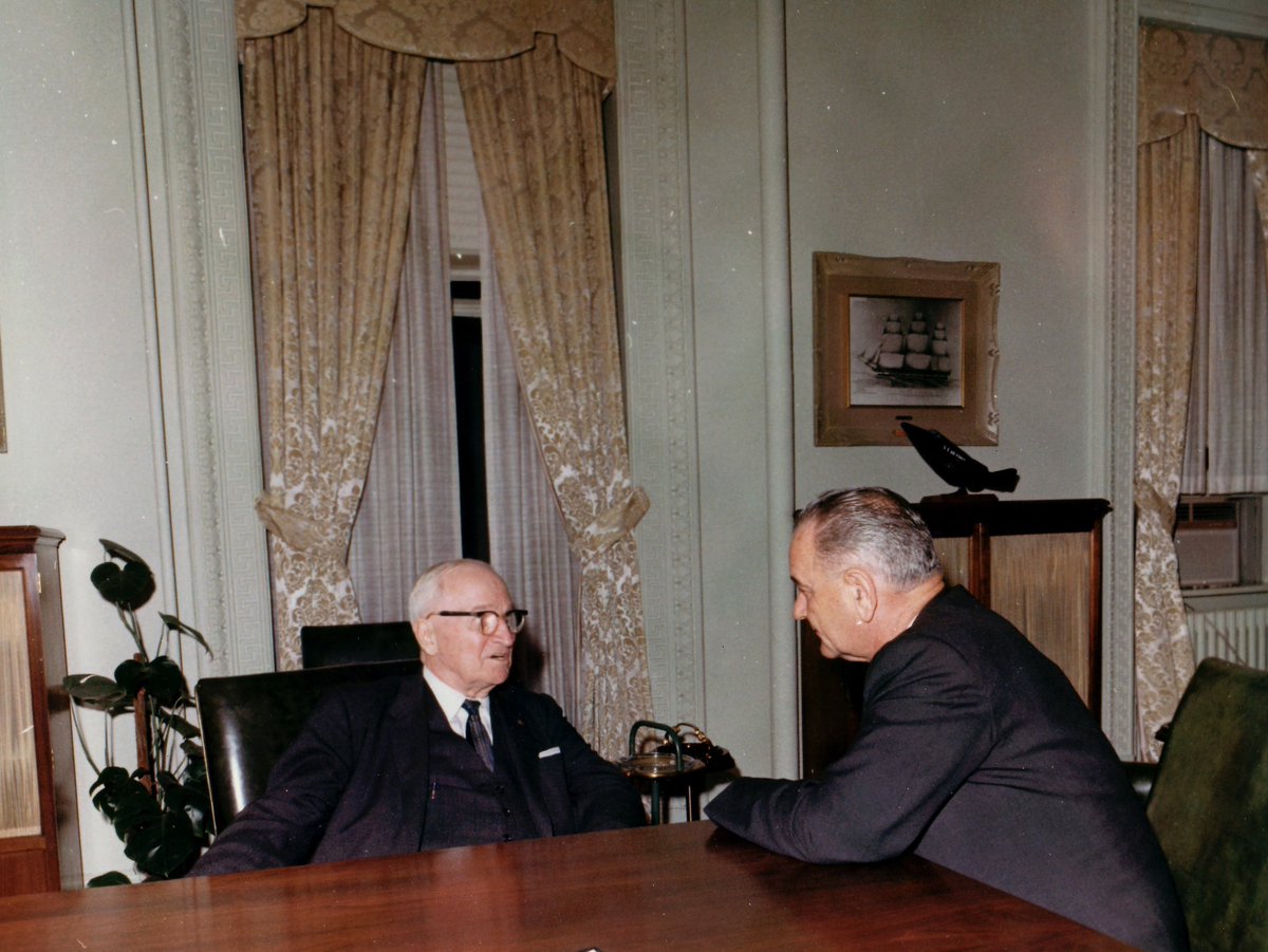 Michael Beschloss on Twitter "New President Johnson meets in his Vice