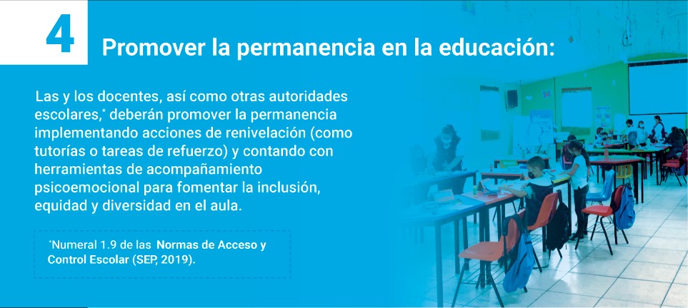 CONAFE_mx's tweet photo. #SabíasQue existe el “Protocolo para el acceso de niñas, niños y adolescentes en situación de migración a la educación en Puebla", cuyo objetivo es que este sector de la población pueda ejercer este derecho. 

¡Aseguremos su permanencia en la escuela!

https://t.co/VZZcX9sCcR https://t.co/FyAmMR1Wcz