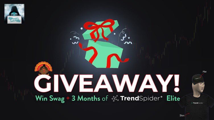 FREE <a href="/TrendSpider/">TrendSpider</a> Giveaway!

Rewards 🎁
(1) 3-month Elite Account
(1) TrendSpider Swag Pack

2 winners will be selected on Saturday 👀

Rules for Entry:
-Like ❤️
-Retweet 🔁
-Tag 2 friends 

TrendSpider's Black Friday Sale is live now up to 60% off 👉 trendspider.com/?_go=bracco