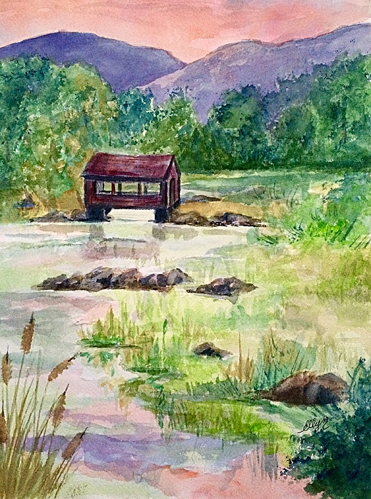 levinson_ellen's tweet photo. New artwork for sale! - "Quaint Covered Bridge East Durham Catskills " - https://t.co/jeutQRkEAk @fineartamerica https://t.co/OzksojcFKr