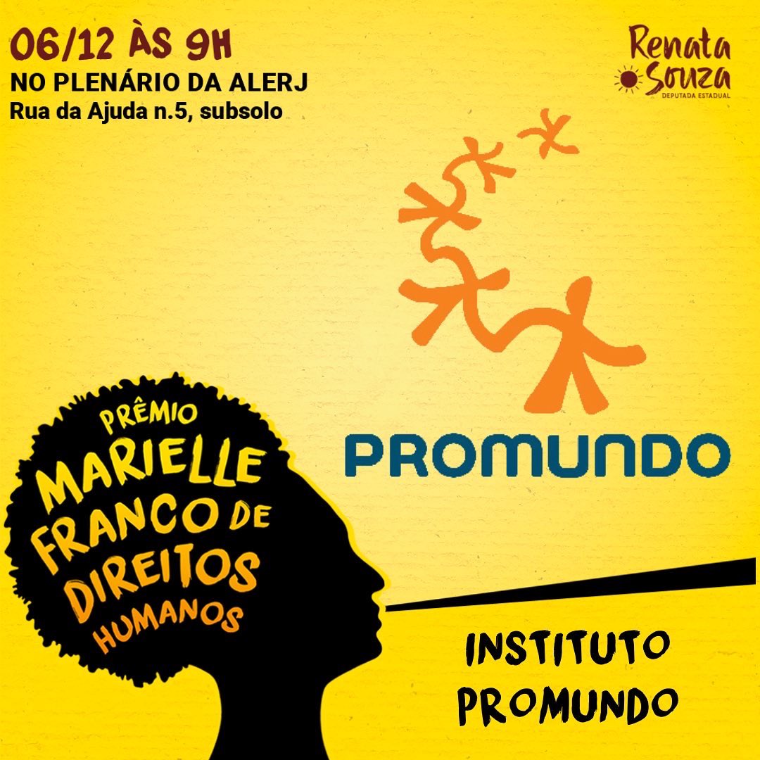 renatasouzario's tweet image. A @redesdamare e o @Promundo_Brasil estão entre as 36 organizações que serão homenageadas com o Prêmio Marielle Franco de Direitos Humanos! 

Anota aí! Será na terça-feira, dia 6 de dezembro, às 9h, no plenário da ALERJ - Rua da Ajuda nº5, subsolo.
