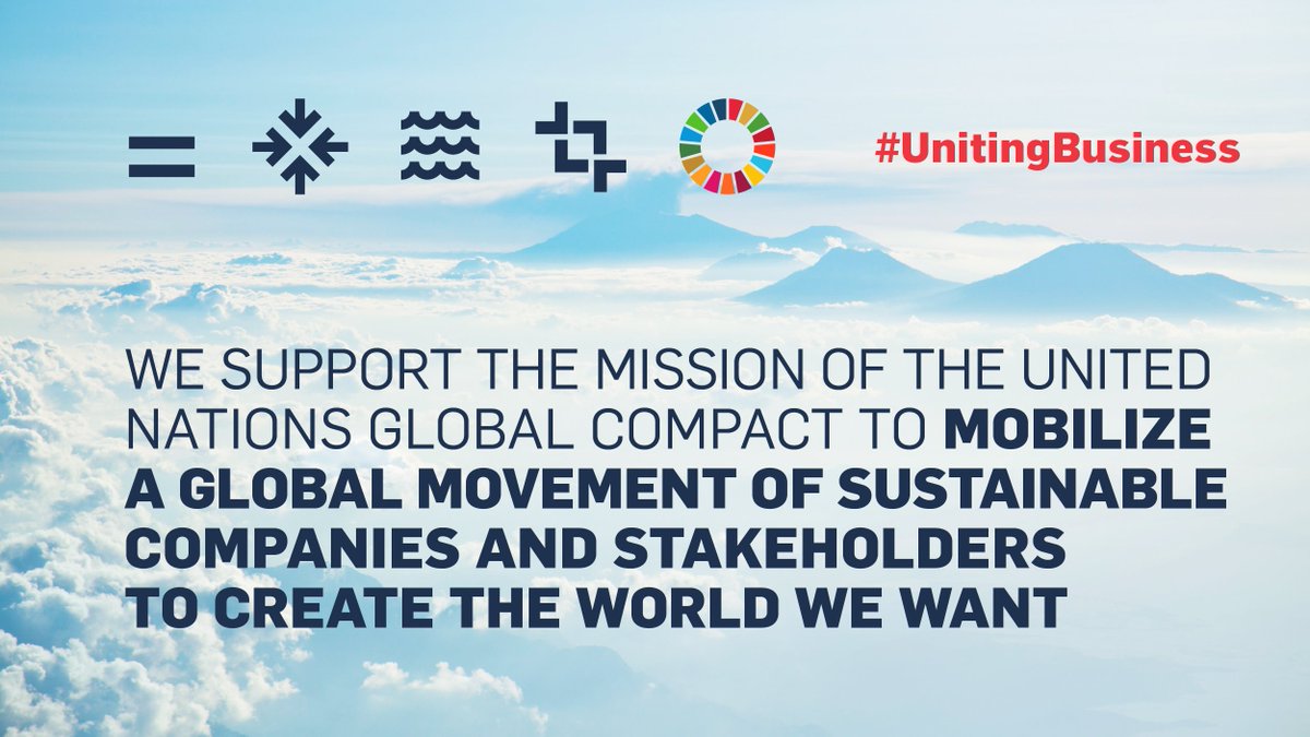 MarcatusQED's tweet photo. We are accelerating our sustainability efforts and scaling up impact across the globe through our participation in the UN @globalcompactca #unitingbusiness https://t.co/AMXuXJ210r