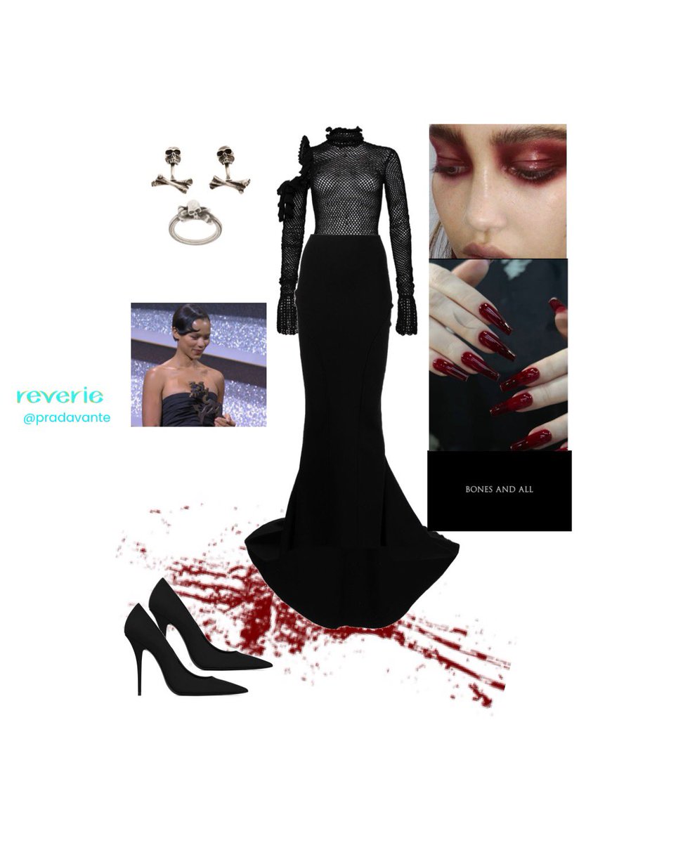 pradavante's tweet photo. i love contests like this! had to represent my country by using magda butrym’s piece 🖤 #TaylorRussellStylingWeekOne https://t.co/iE8cdpSAee