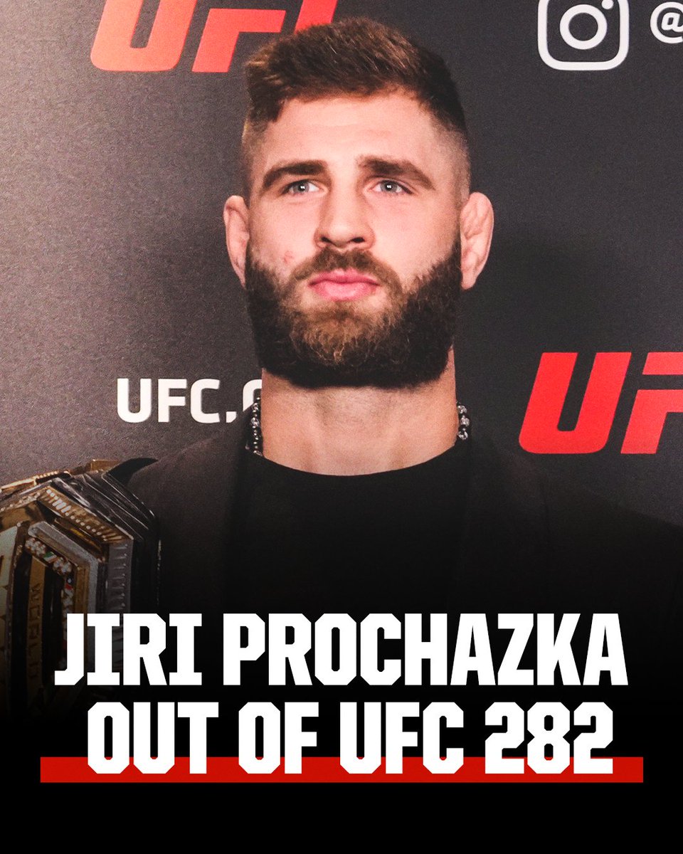 UFC light heavyweight champion Jiri Prochazka has vacated his 205-pound championship after suffering a severe shoulder injury, UFC president Dana White told @bokamotoESPN