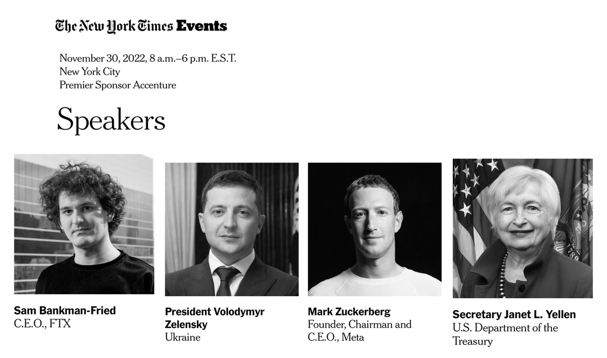 stackhodler's tweet photo. Don't miss this special NY Times event in which a goblin, a comedian, an android, and a hobbit tell you how to make billions of dollars of capital disappear with minimal scrutiny. https://t.co/vyfp61XZ8r