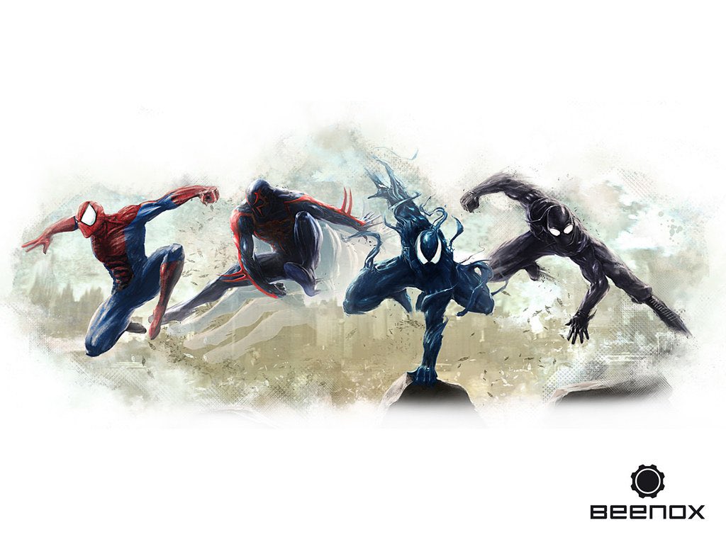 RT @REAL_EARTH_9811: Concept art for Spider-Man: Shattered Dimensions https://t.co/dRAbElBkcT