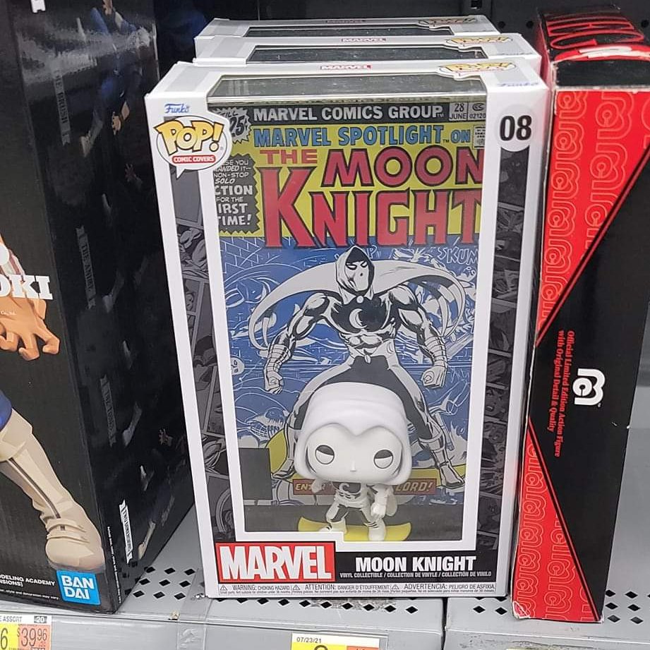 LVFunkoholics's tweet photo. Spotted Restock at Walmart Funko Pop Comic Cover Moonknight.
#moonknight #moonknightedit #walmart #targetcollectibles #Walmartfinds #comics #nerdculture702 #walmartfinds https://t.co/0gnmn44YMF