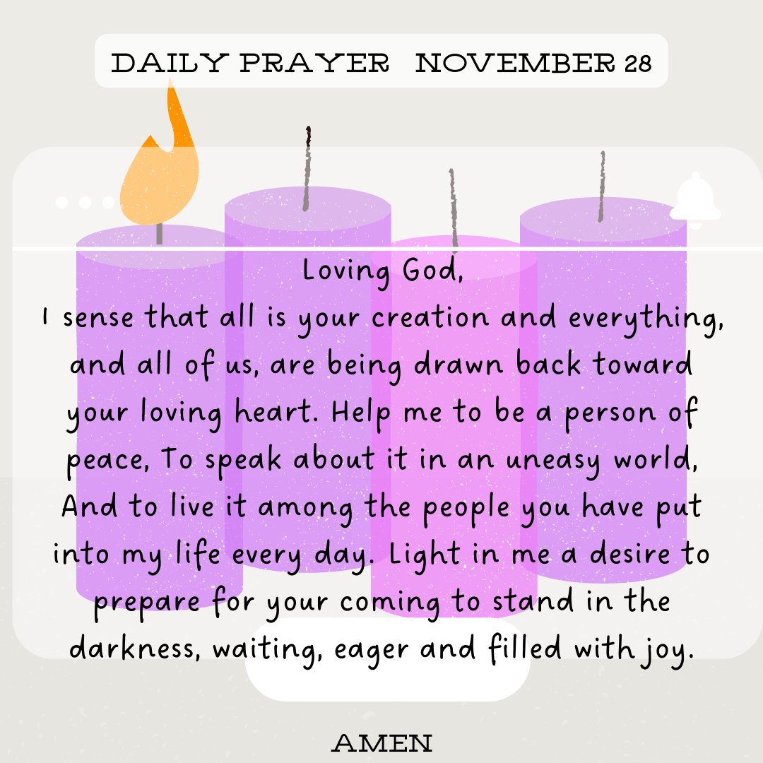 ChestertonSilc's tweet photo. Daily Prayer #FirstWeekofAdvent #dailyprayer #ChestertonAcademy #IBelieveinCatholicEd @silc_eics https://t.co/kKAK4ixnNR