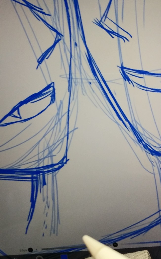 「ようやく「人物を別々のレイヤーに描く」ということを覚えたので、微妙にくっついてな」|素笛ゆたかのイラスト