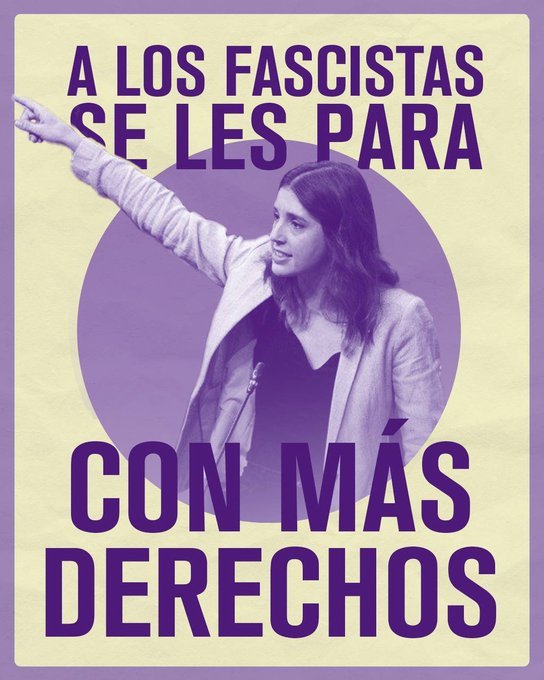 Albacion's tweet photo. #YoConIreneMontero 💜✊ https://t.co/b4DnXT0rX4