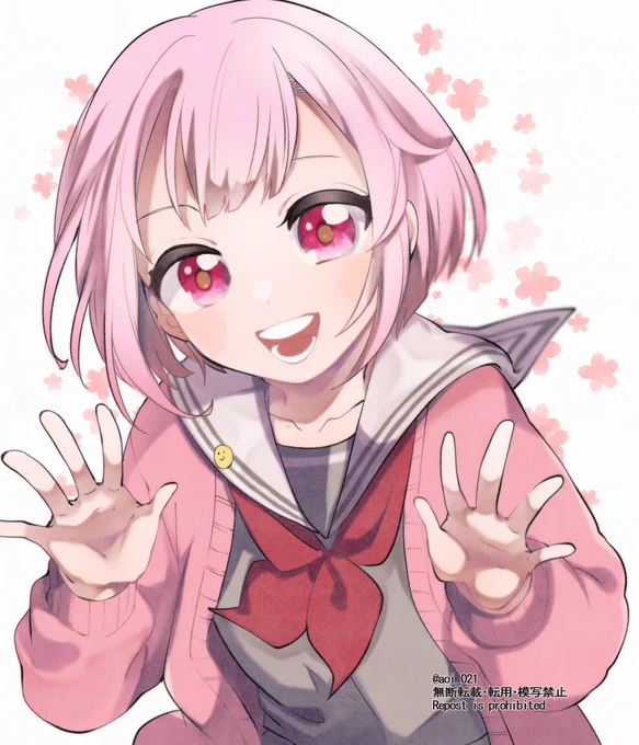 いつ描いたかも載せたかも忘れたえむちゃん 