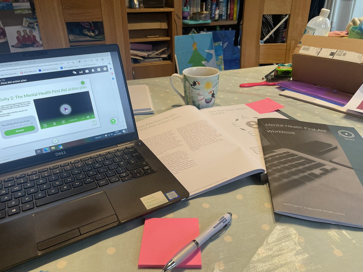 Half way through my <a href="/MHFAEngland/">MHFA England®</a> training by <a href="/BDLD_CIC/">Big Dog Little Dog</a> 💚
This is an incredibly useful course for anyone but especially for my #PharmacyWellbeingChampion role 💚
<a href="/SFHFT/">Sherwood Forest Hospitals NHS FT</a> <a href="/SFHTPharmacy/">SFH Pharmacy</a> #MentalHealthFirstAid #Wellbeing #TeamSFH