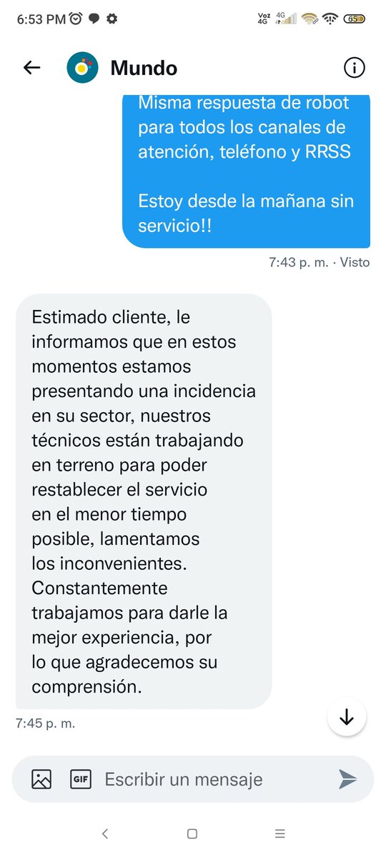 Poogom's tweet photo. @mundo_pacifico @SERNAC y además el call Center o ejecutivos de atención terminaron el turno, dejaron las respuestas automáticas 🥵... Bueno después se esforzaron un poquito 🤣 https://t.co/z5udc8NzwK